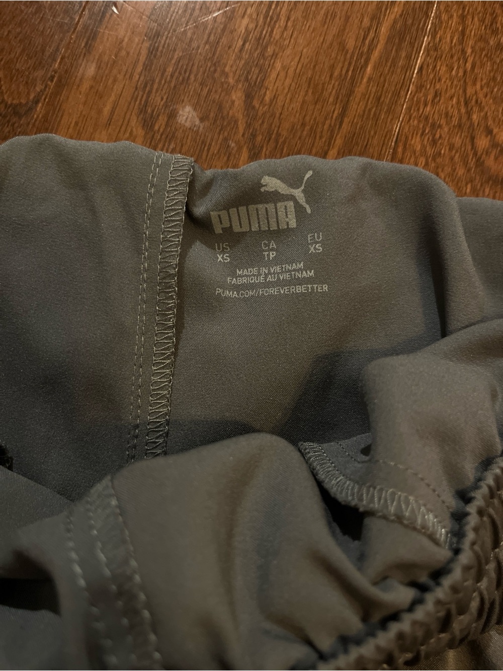PUMA Women's Steel Gray Athletic Shorts - Picture 5 of 5